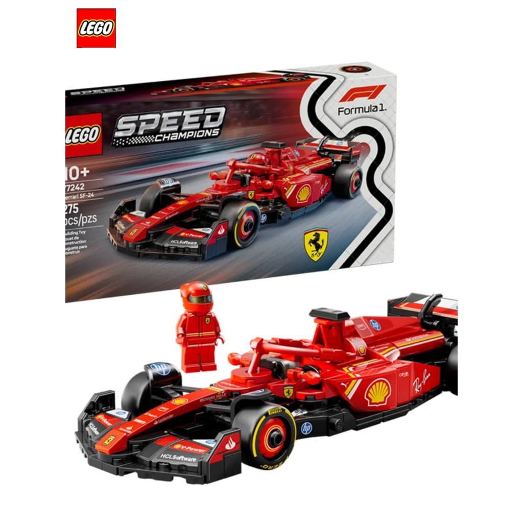LEGO LEGO Super Racing Car Série F1 Blocos de construção montando brinquedo de coleção de presentes para meninos