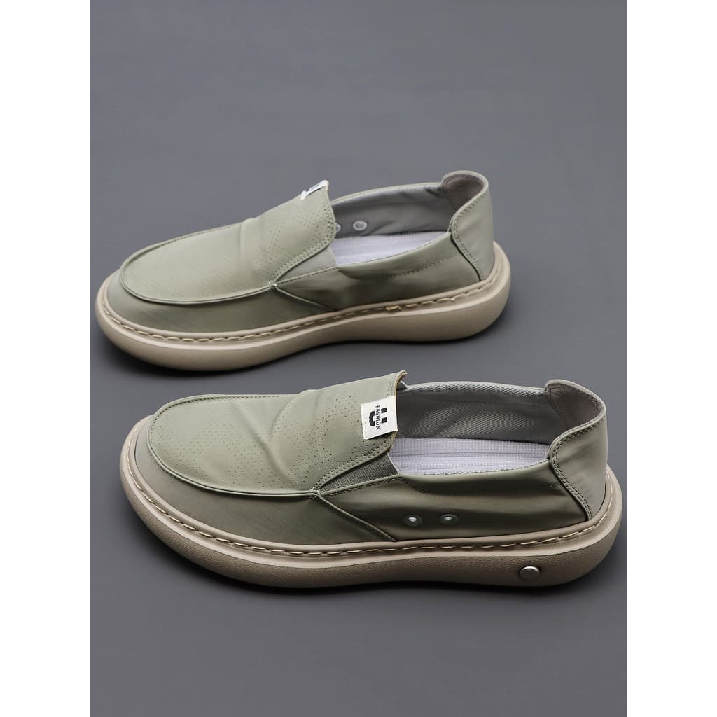 Sapatos de pano masculinos verão respirável mocassins finos deslizamento-On baixo-topo Casual preguiçoso sapatos Ultra-l