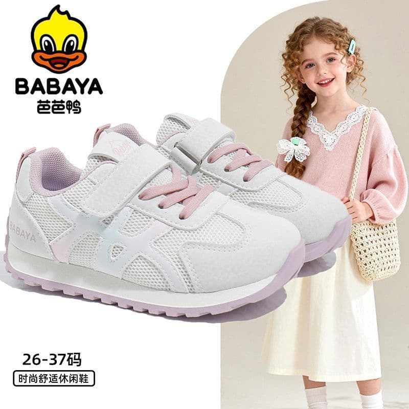 Baba pato sapatos infantis sapatos esportivos malha respirável meninas sapatos meninos sapatos casuais 2026 primavera no