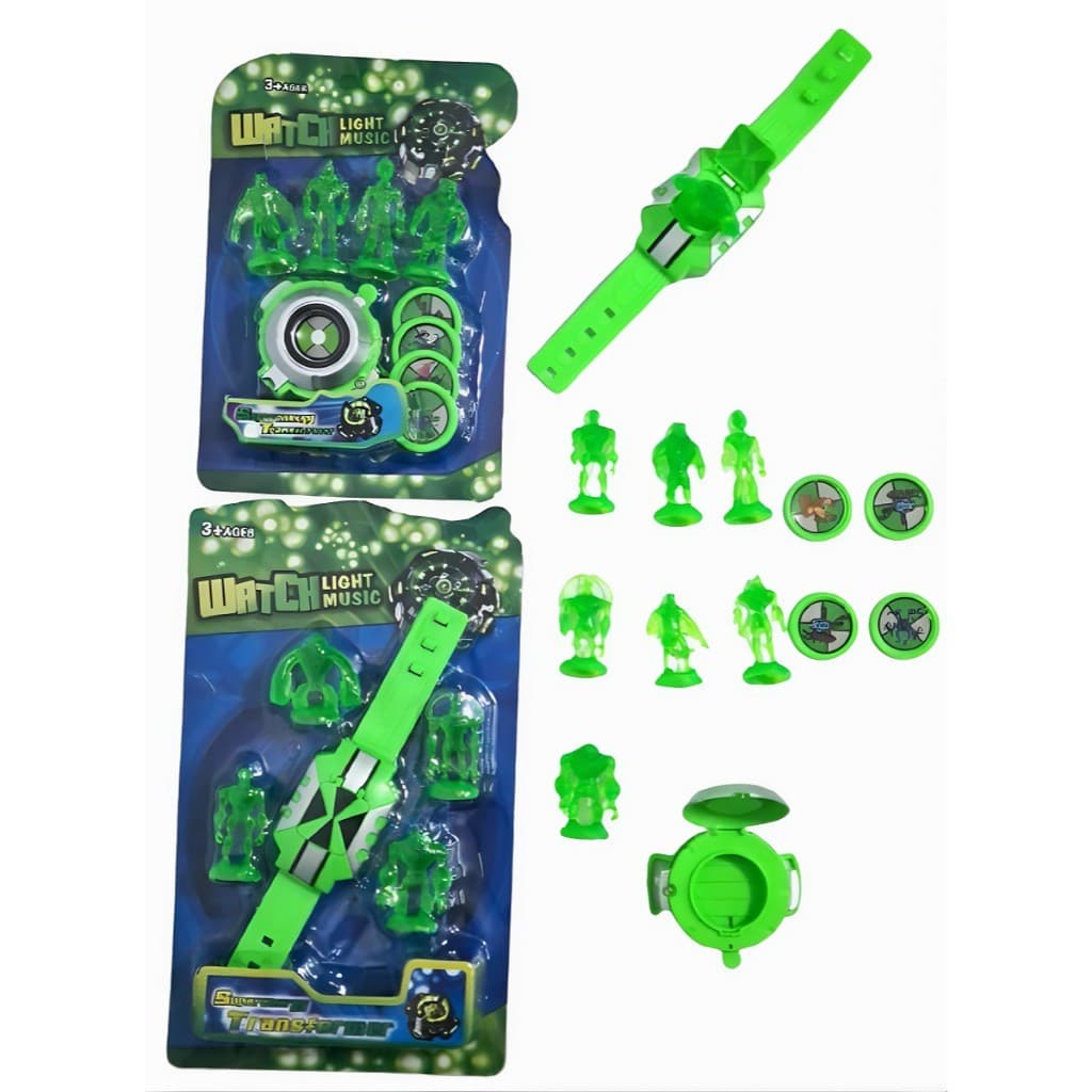Relogio Infantil Ben10 Omnitrix Com Sons Luz Aliens Presente