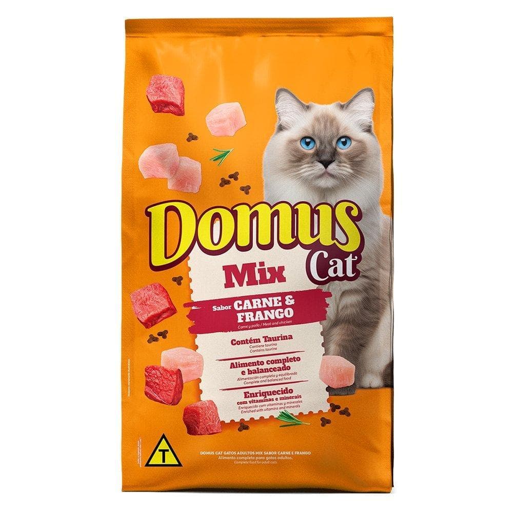 Ração Domus para Gatos Mix Carne e Frango 1Kg