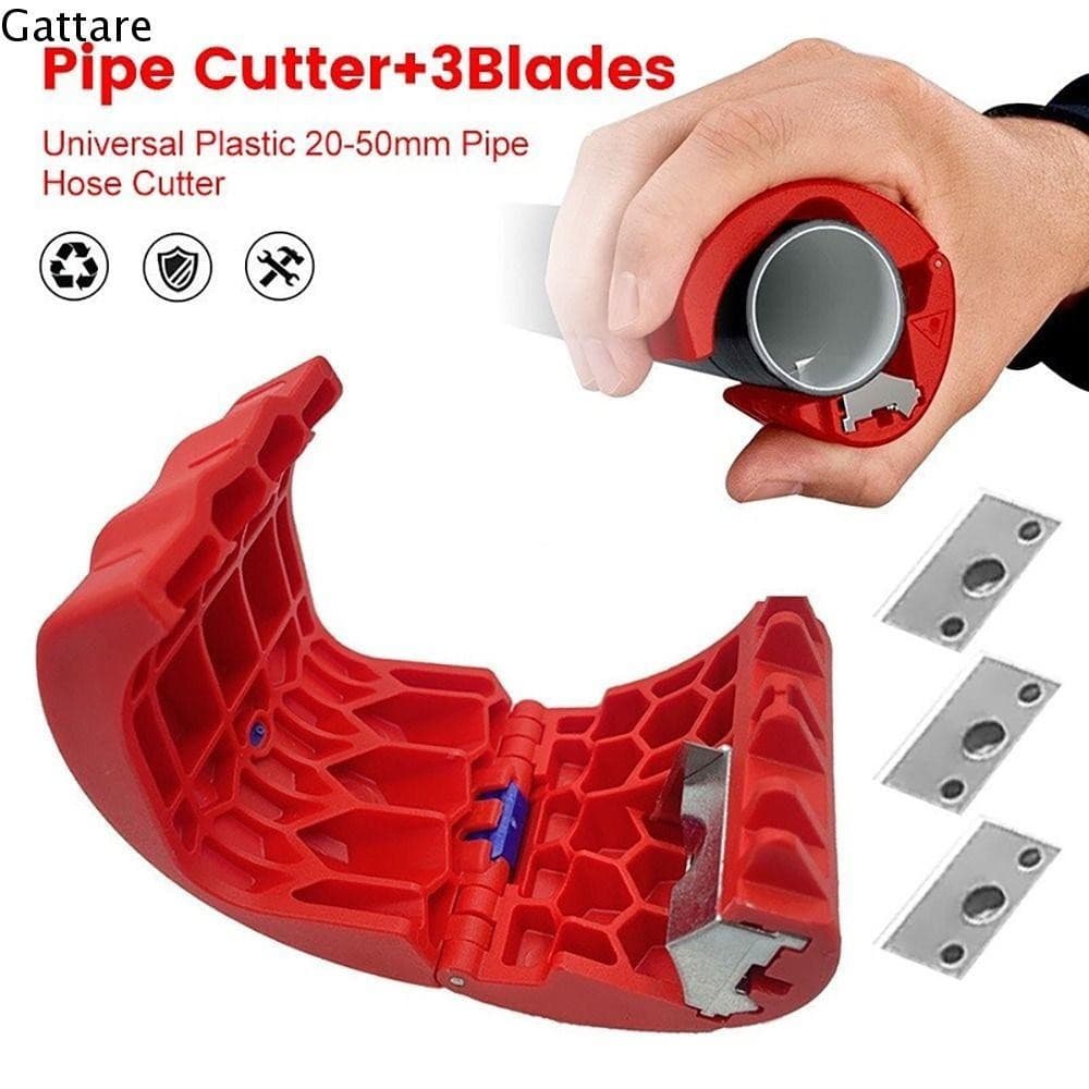 Ferramenta de Corte de Cabos GATTARE, com 3 Lâminas, Cortador de Tubos de Água de 20-50mm, Cortador de Fios Universal pa
