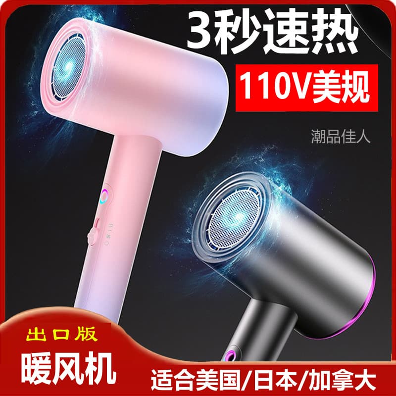 Exportação secador de cabelo 110V estados unidos japão alta potência doméstico salão de cabeleireiro secador de cabelo c