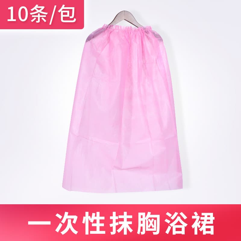 Saia de banho descartável para salão de beleza, tubo do cliente, roupas de fisioterapia, suor feminino, roupas fumegante