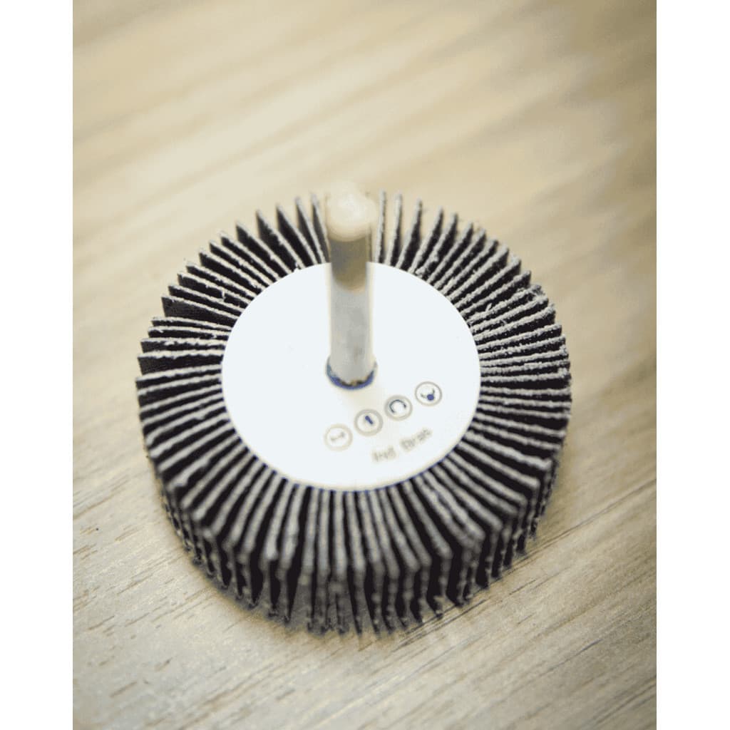 Roda de Lixa JSK 75 x 20 Haste 6mm Grão 80 (Série KLI)