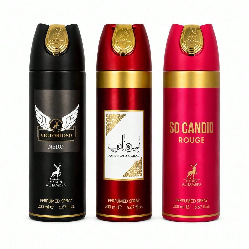Perfume Árabe em Spray 200ml | Body Spray 200ml | Perfume Feminino e Masculino