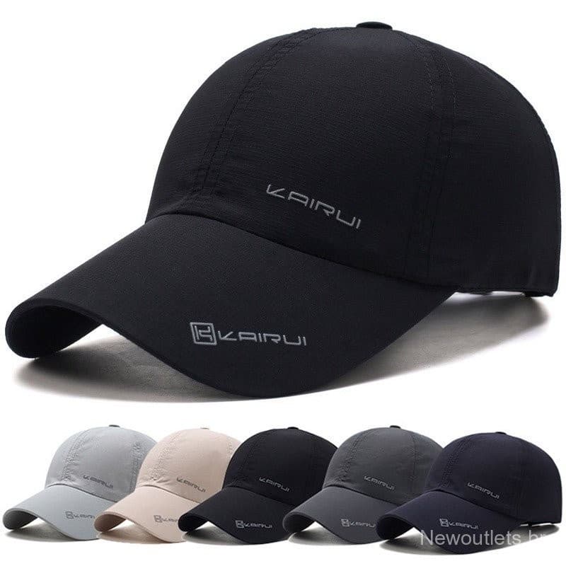Boné de Beisebol Feminino de Secagem Rápida, Durável e de Longa Duração, Chapéu de Sol Masculino para Pesca e Atividades