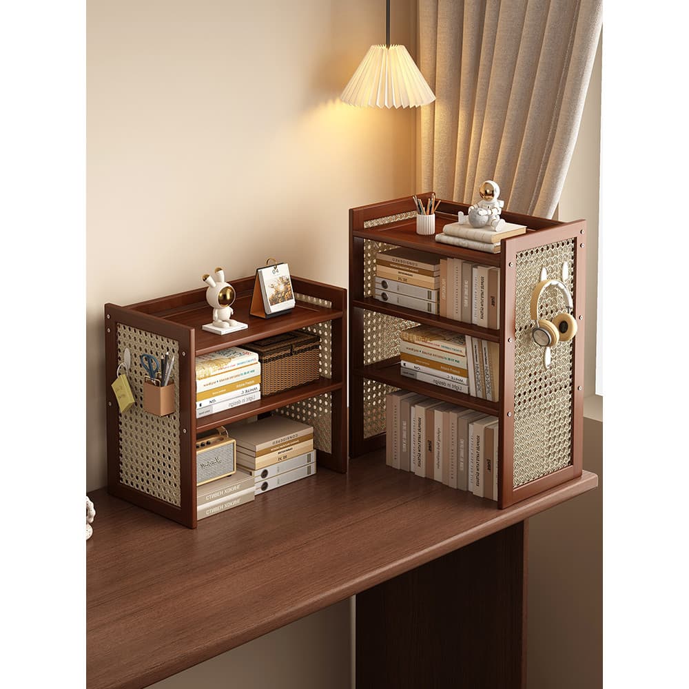 Prateleira para livros, prateleira para armazenamento de livros, mesa de escritório, organizador de mesa simples, estant