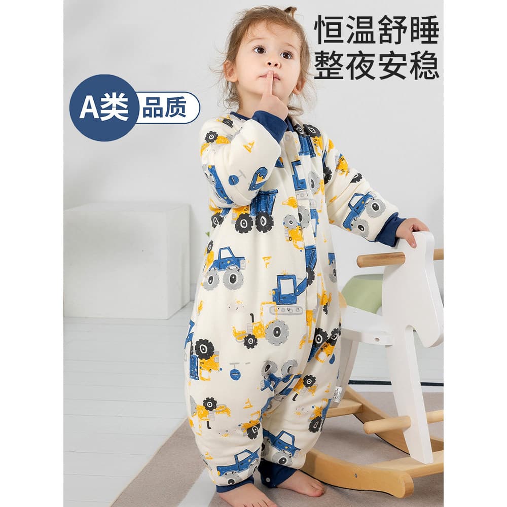 Crianças crianças saco de dormir outono inverno estilo bebê anti-pontapé colcha inverno termostático engrossado anti-cho