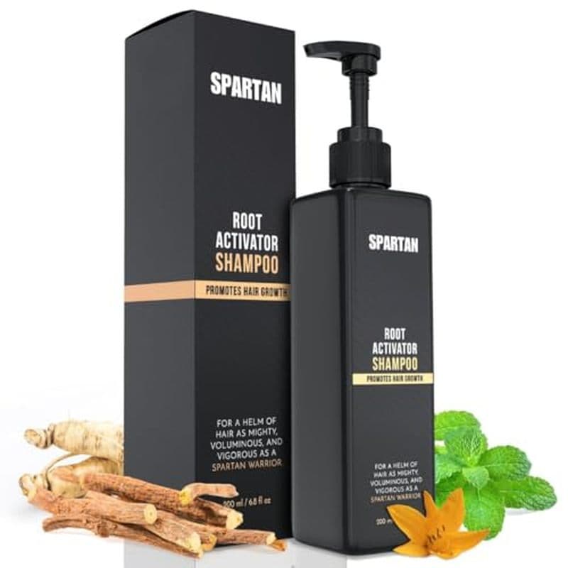 Spartantm Shampoo Ativador De Raiz Para Homens-De Crescimento Capilar Queda De Cabelo E