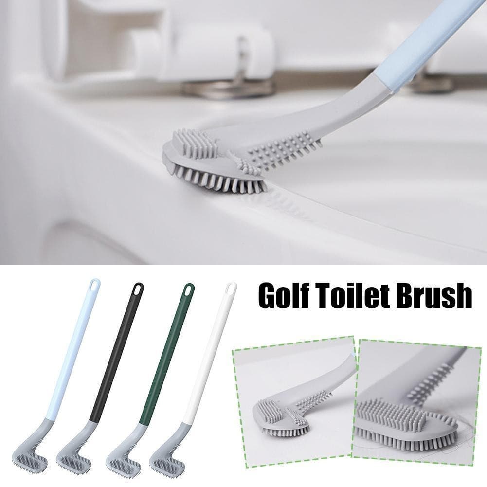 Escova De Vaso Sanitário Cabo Longo Para Limpeza Profunda Golfe Dobrável E4k5