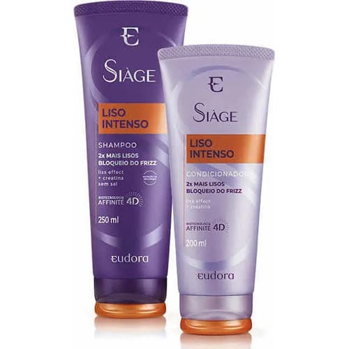 Kit Siàge Liso Intenso Eudora Shampoo + Condicionador