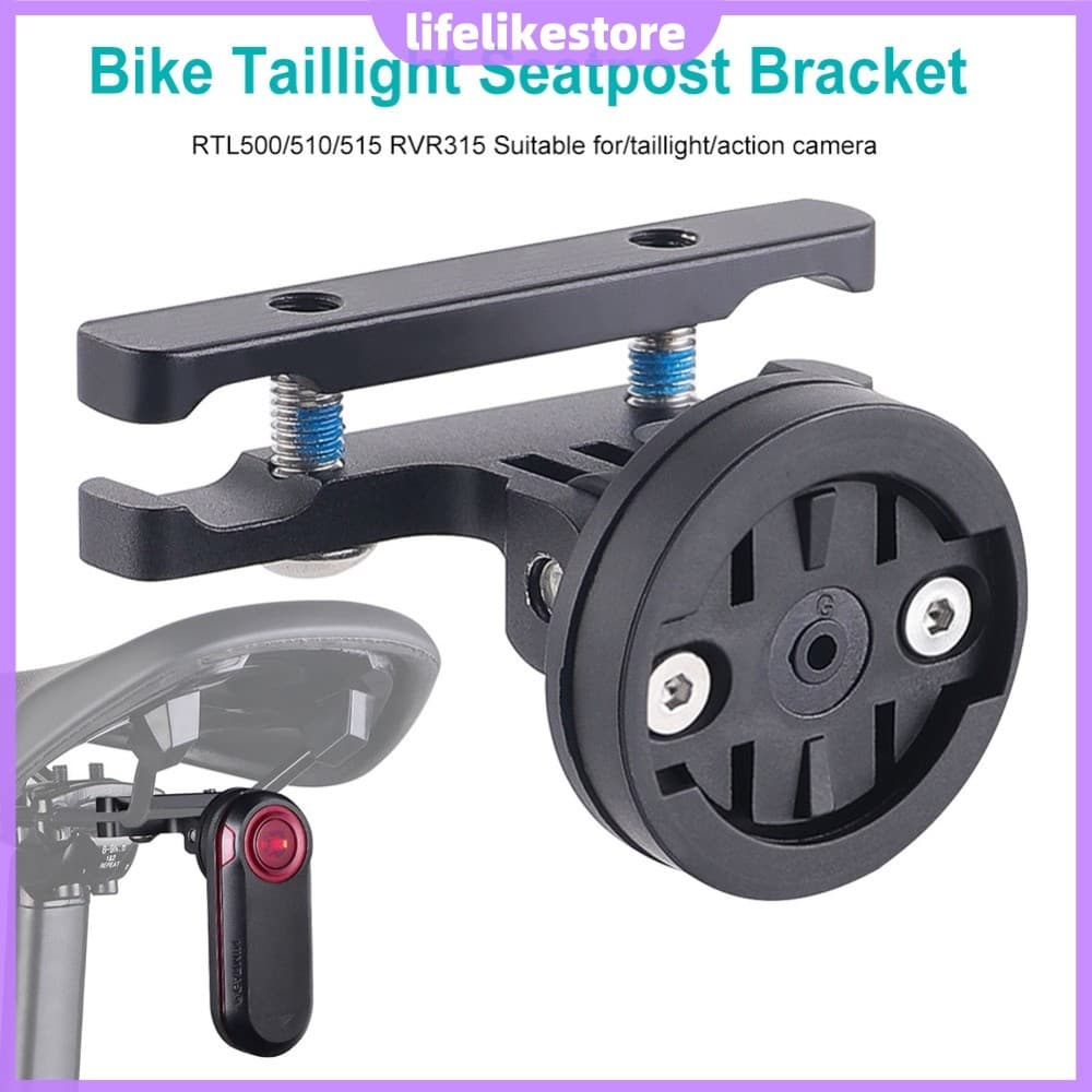 Braçadeira De Selim De Luz Traseira LED Para Bicicleta Com Ajuste De Ângulo Flexível [lifelikestore.br]