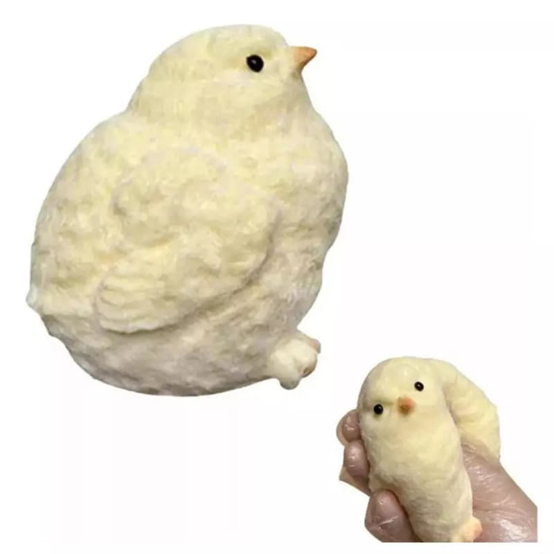Squishy De Pintinho Fofo Brinquedo Alívio Estresse Apertar Bichinho Macio Brinquedo Anti Stress TabaSquishy Pintinho