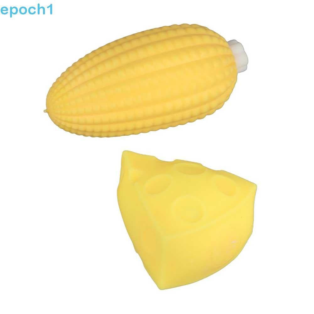 Brinquedo Do Aperto Queijo EPOCH1 , Brinquedos Sensoriais Alívio Estresse Da Recuperação Lenta PVC , Milho Material Flex