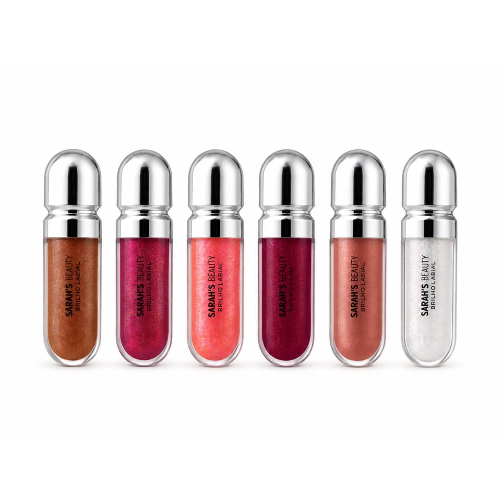 Gloss Brilho Labial Sarah's Beauty Para Hidratação E Longa Duração