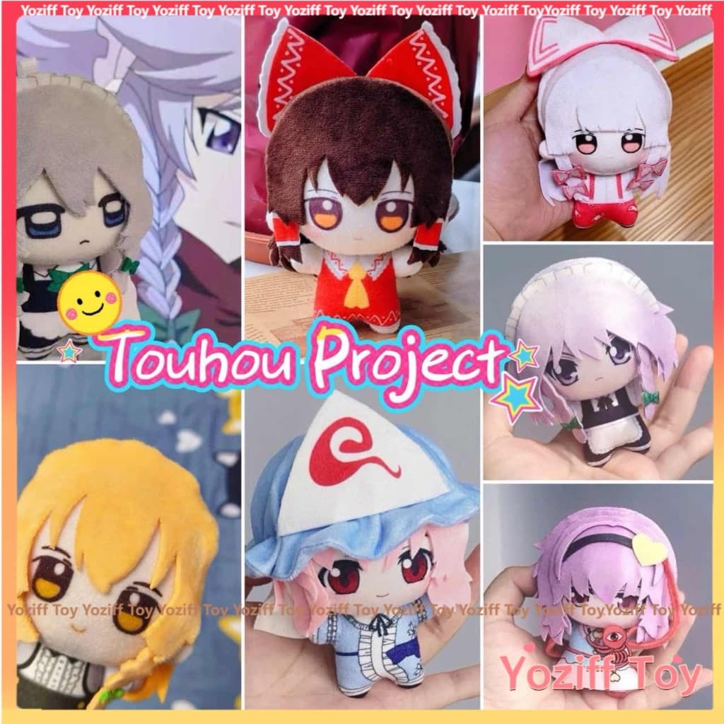 Boneca de Pelúcia Macia de 10cm Touhou Project Matou Versão Vestido Formal Miki Ninja Moon e UYRB