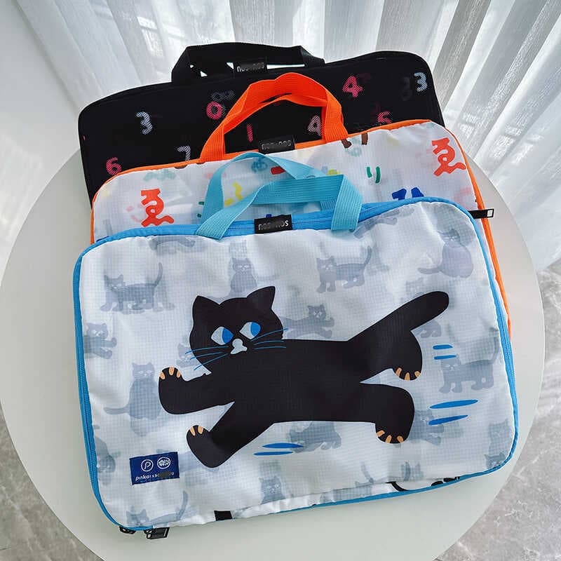 Japonês clássico Digital de grande capacidade leve saco de armazenamento de roupas sacola viagem de negócios roupas suja