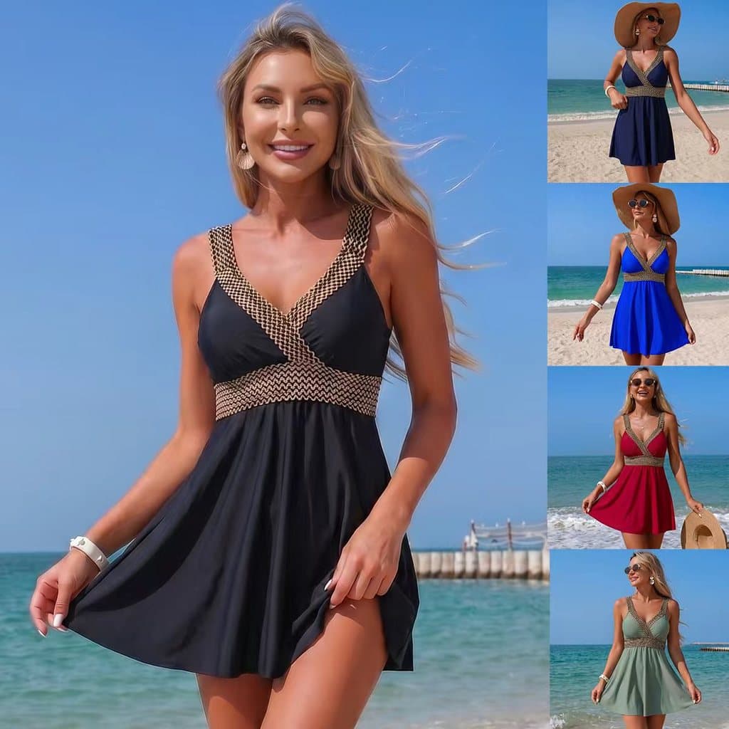 Novo maiô de cor sólida feminino Split Webbing maiô mais magro olhar praia S
