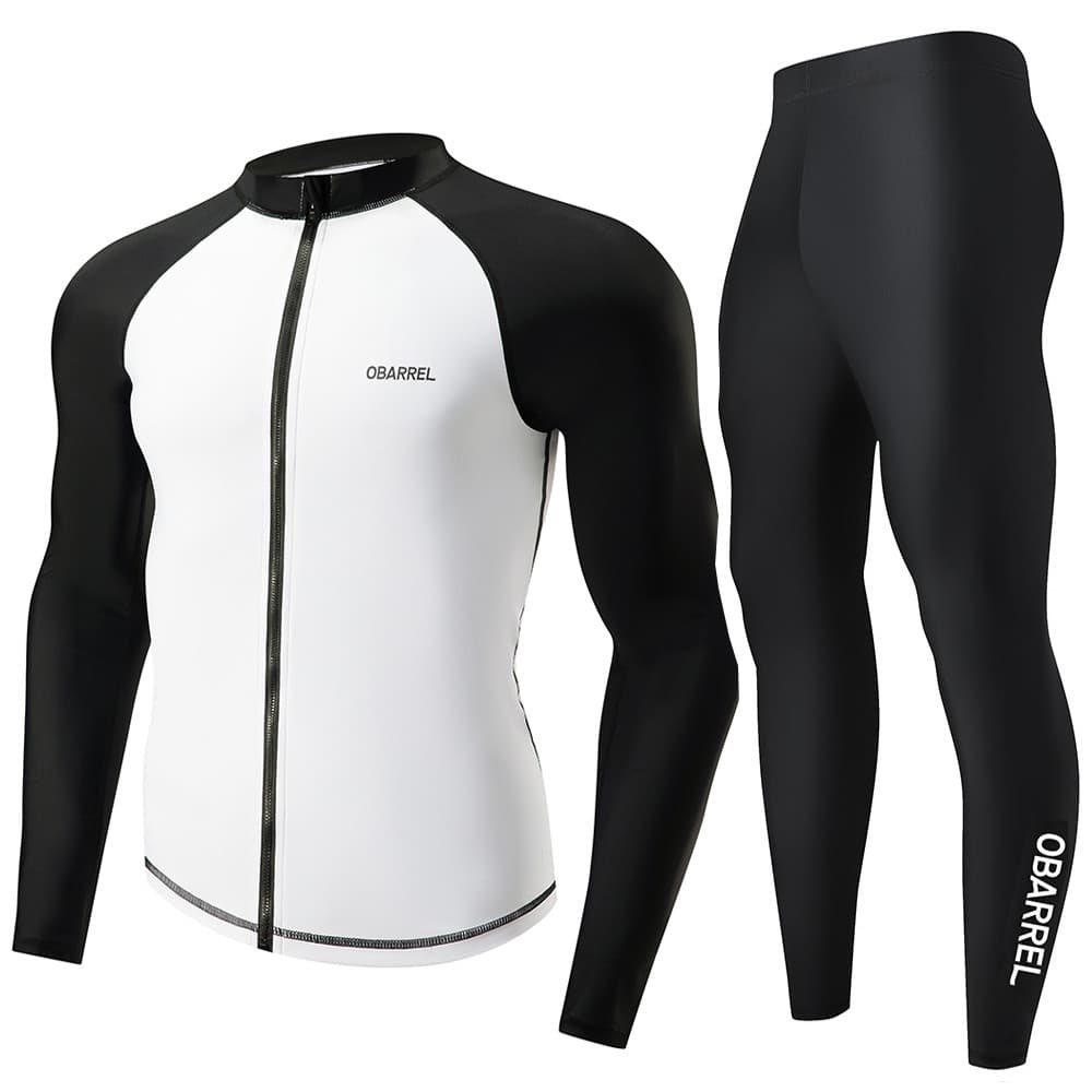 Coreano coreano terno de mergulho masculino de secagem rápida protetor solar Sanya medusa surf terno mais magro olhar pr
