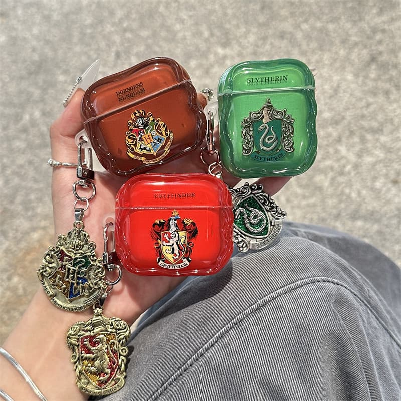 Airpods Edição Harry Potter 1/2 3 Pro Pro2 Airpods4, Conjunto de Fones de Ouvido Bluetooth Sem Fio, com Estojo Protetor.