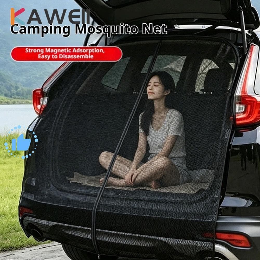 Mosquito Do Carro De KAWEII , Tronco Da Malha Ventilação , Tela Porta Traseira SUV Pára-Sol