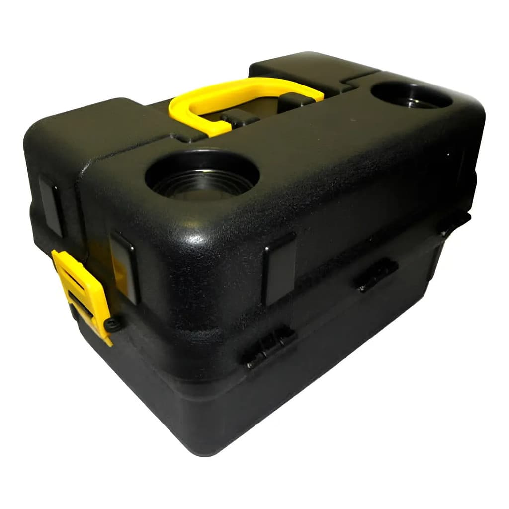 Caixa De Pesca Grande Mod. Hi 6 Bandejas - Cx-6bjg - Preto