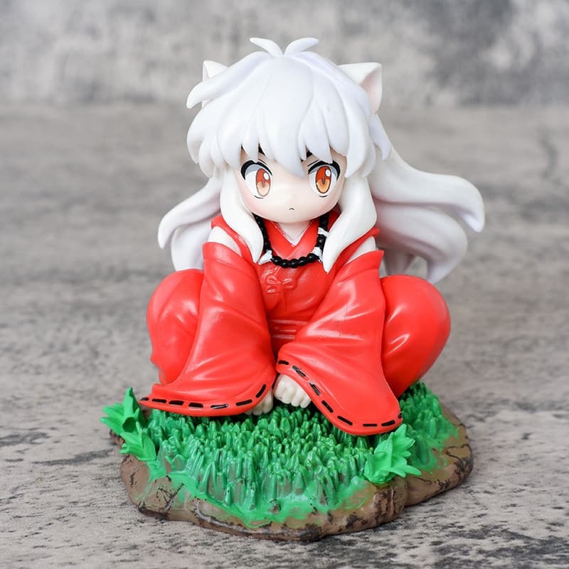 Figura de anime Inuyasha versão Q de 10,5 cm, modelo em PVC, brinquedo de decoração para mesa P 74PR 63WT
