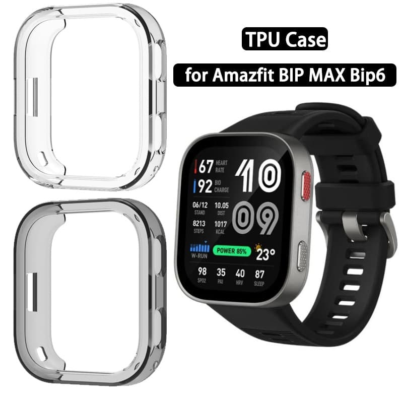 Capa Protetora Transparente TPU Caso Para Huami Amazfit Bip Max Bip6