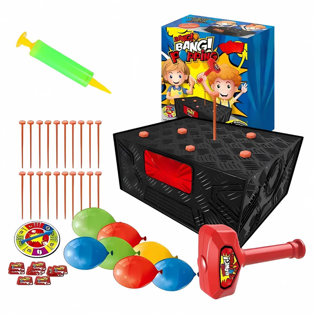 Jogo Tabuleiro Estoura Balão Explosão Roleta 4 Pessoas Game
