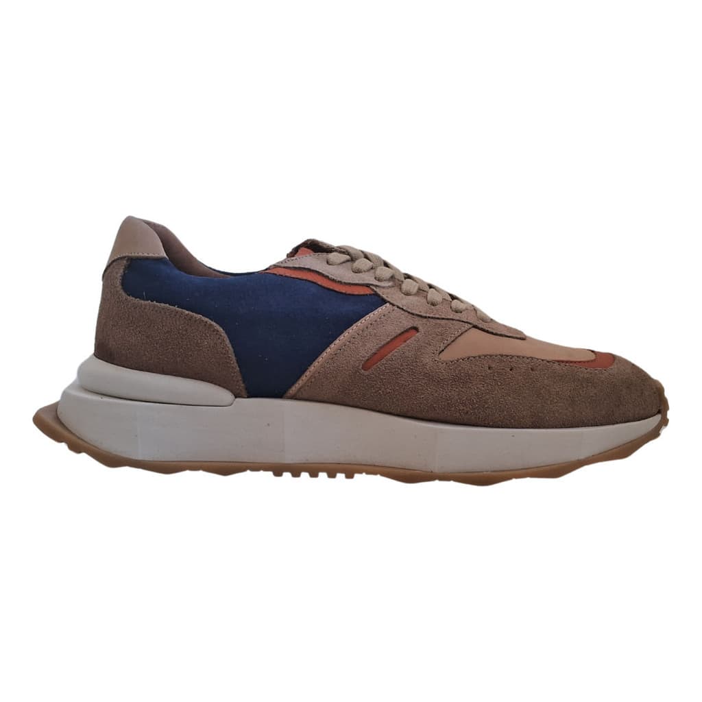 Tênis Sneaker Wizzor Volt Bege Couro