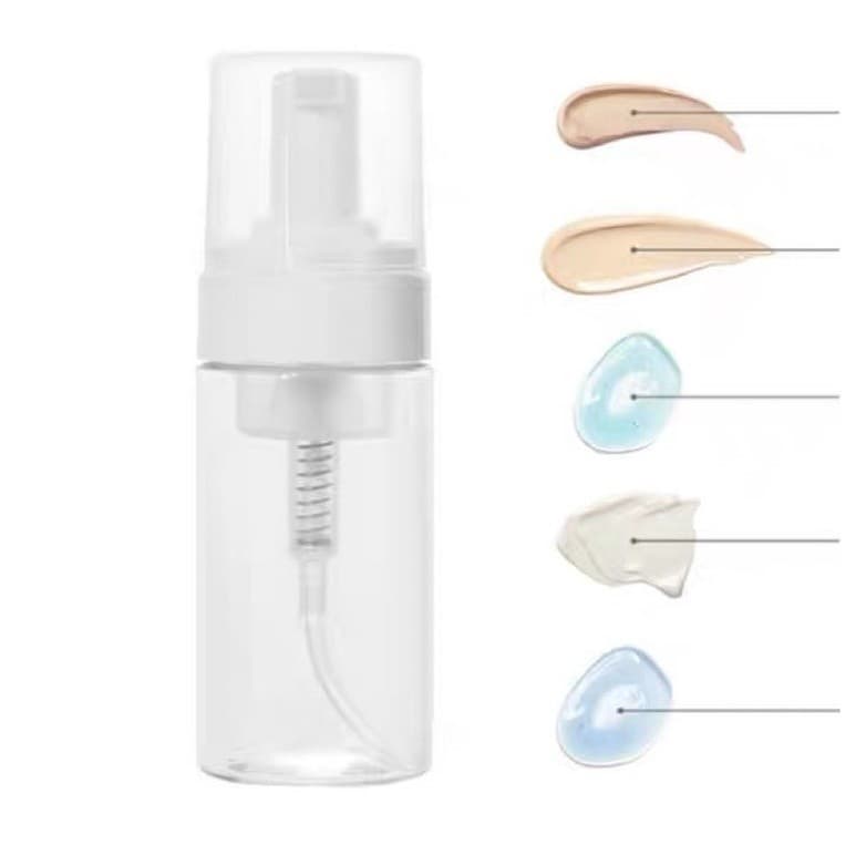 50ml Frasco Pump para Fazer Espuma: Higienização Facial + Sabonete Líquido (Pacote de Viagem)