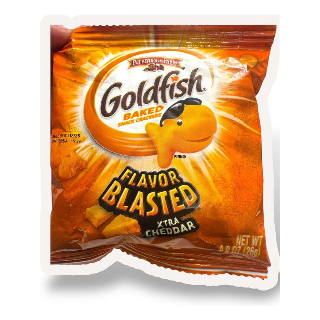 Bolacha Goldfish Extra Cheddar 28g - Importado Dos Eua