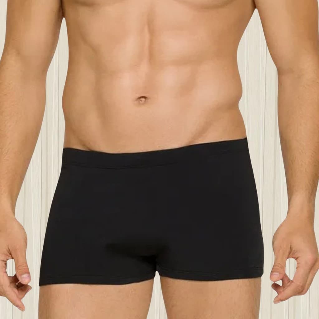 Sunga Boxer Masculinas Shorts Lisas Com Forro