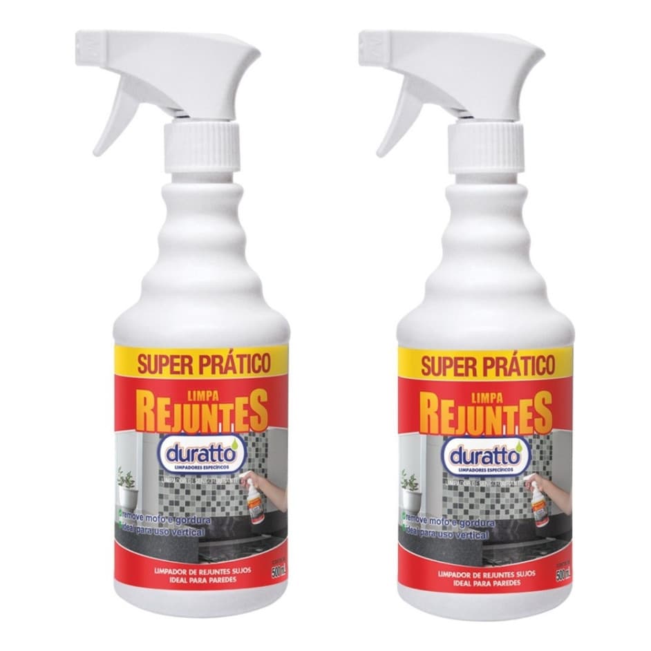 Kit 2 Limpa Rejuntes Encardidos Duratto Pulverizador 500ml