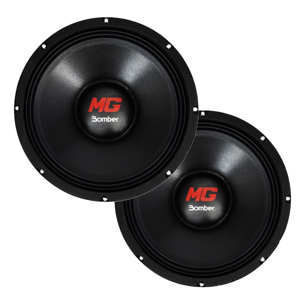 KIT 2 ALTO FALANTE BOMBER MEDIO GRAVE 8" COPPER RING 500 RMS 8 OHMS