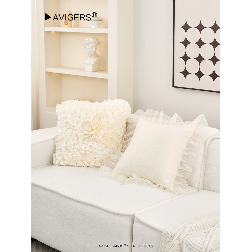 Moderno simples travesseiro sofá sala de estar luz luxo High-End ins estilo creme suporte cintura grande encosto almofad