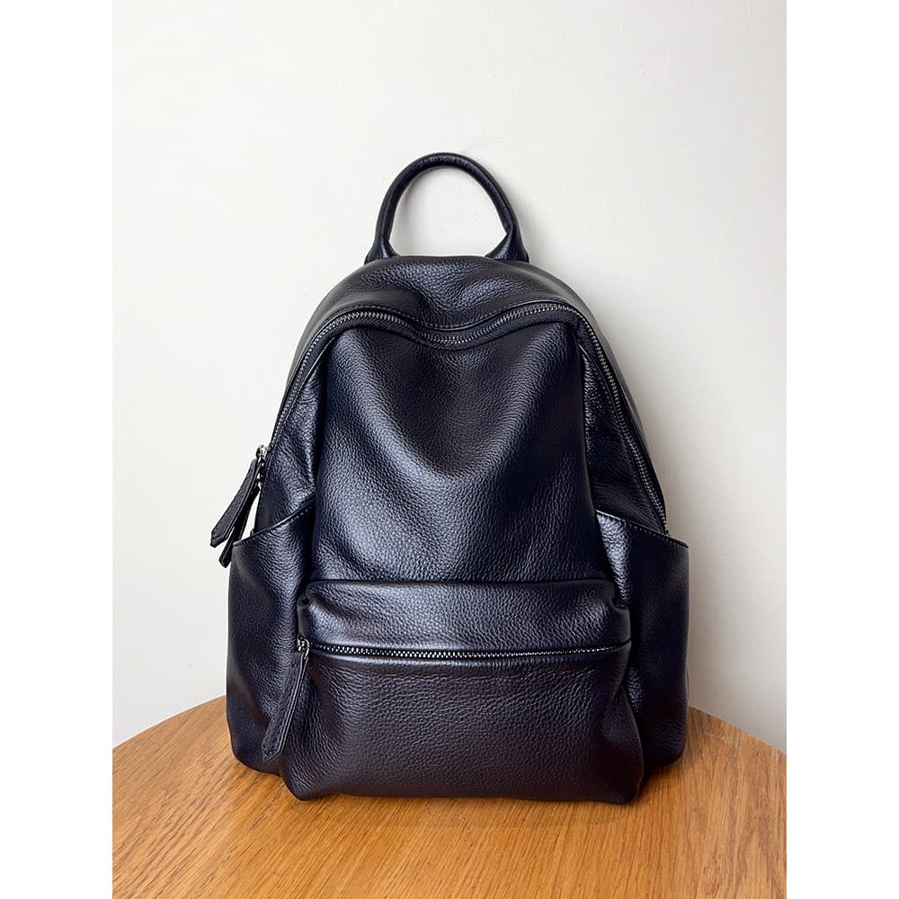 Commuter Casual mochila de couro genuíno mochila feminina pequena bolsa feminina 2026 novo estilo bolsa de couro senhora
