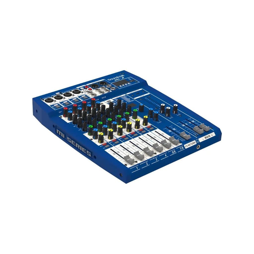 Mesa De Som/interface Soundcraft 8 Canais Mi Séries Mi8 100/240