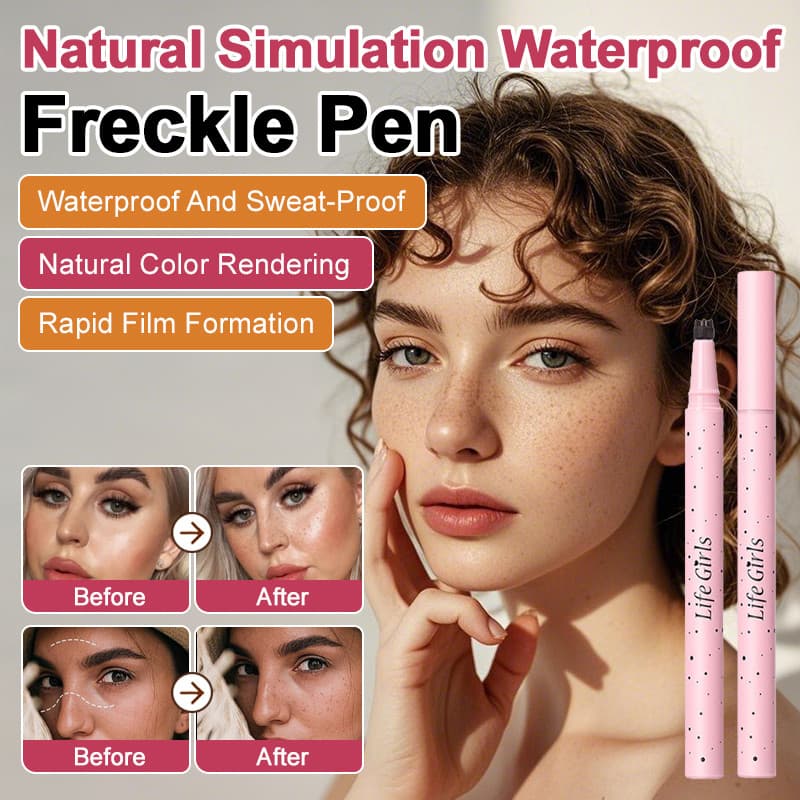 [Natural e Realista] Caneta de Sardas/À Prova D'Água/Material Seguro/Resultados Naturais/Perfeita para Maquiagem