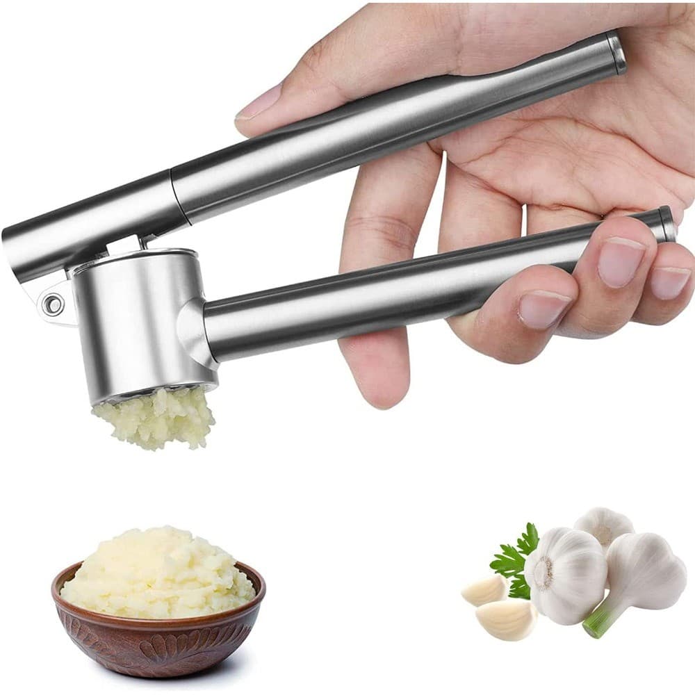 Prensa De Alho Alça Longa Manual Espremedor Picador Portátil Casa Cozinha Restaurante Cozinhar Preparação Alimentos