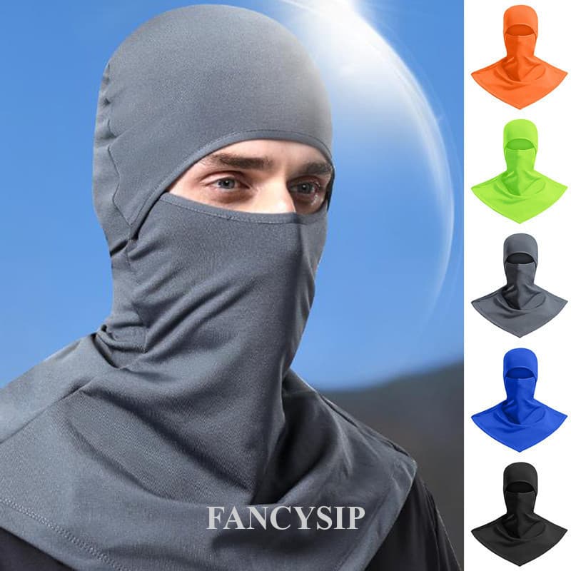 Balaclava Cobertura Facial Verão Proteção Solar Longo Pescoço Capa Das Mulheres Dos Homens Ciclismo Motocicleta Pesca Es