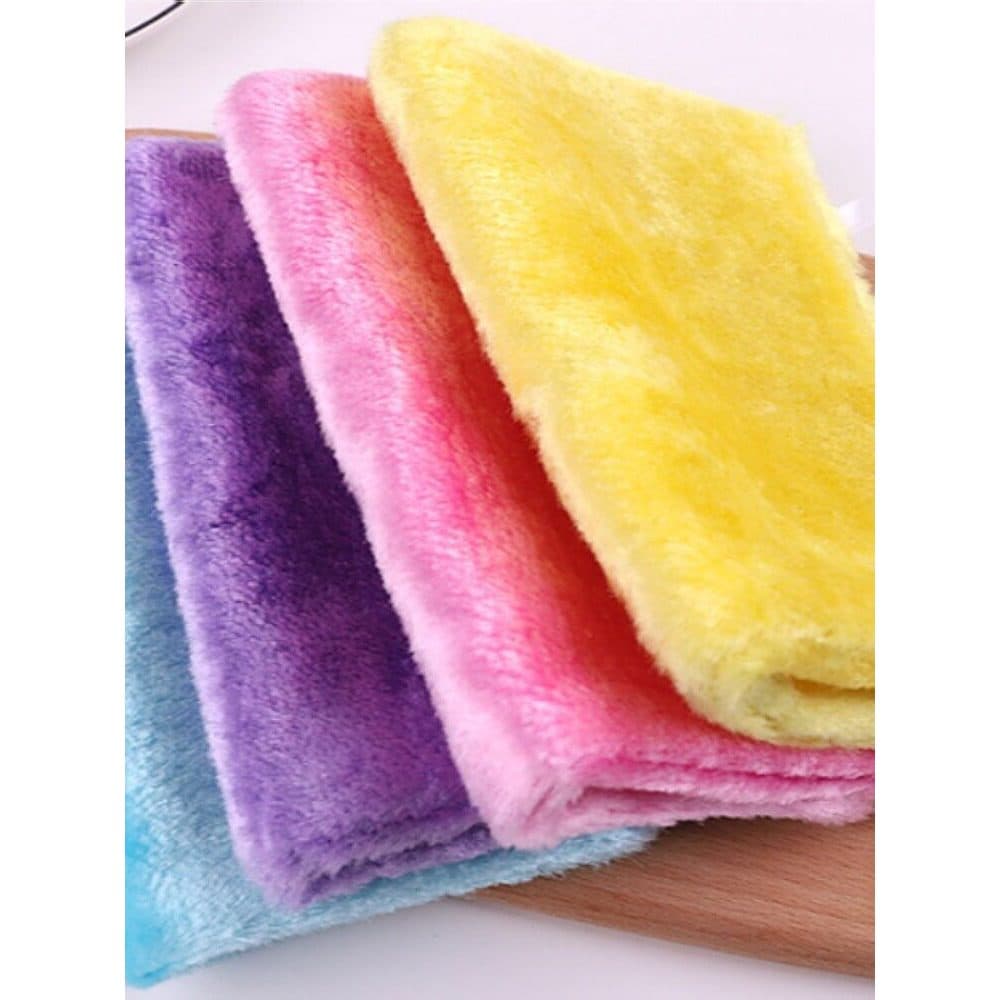 Trapos de limpeza de cozinha doméstica mercerizado Super absorver manchas desengordurantes de água limpar manchas de fog