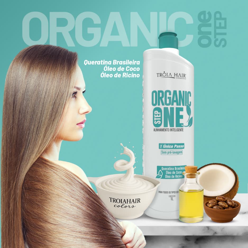 Progressiva Organic One Step 1L - Tróia Hair