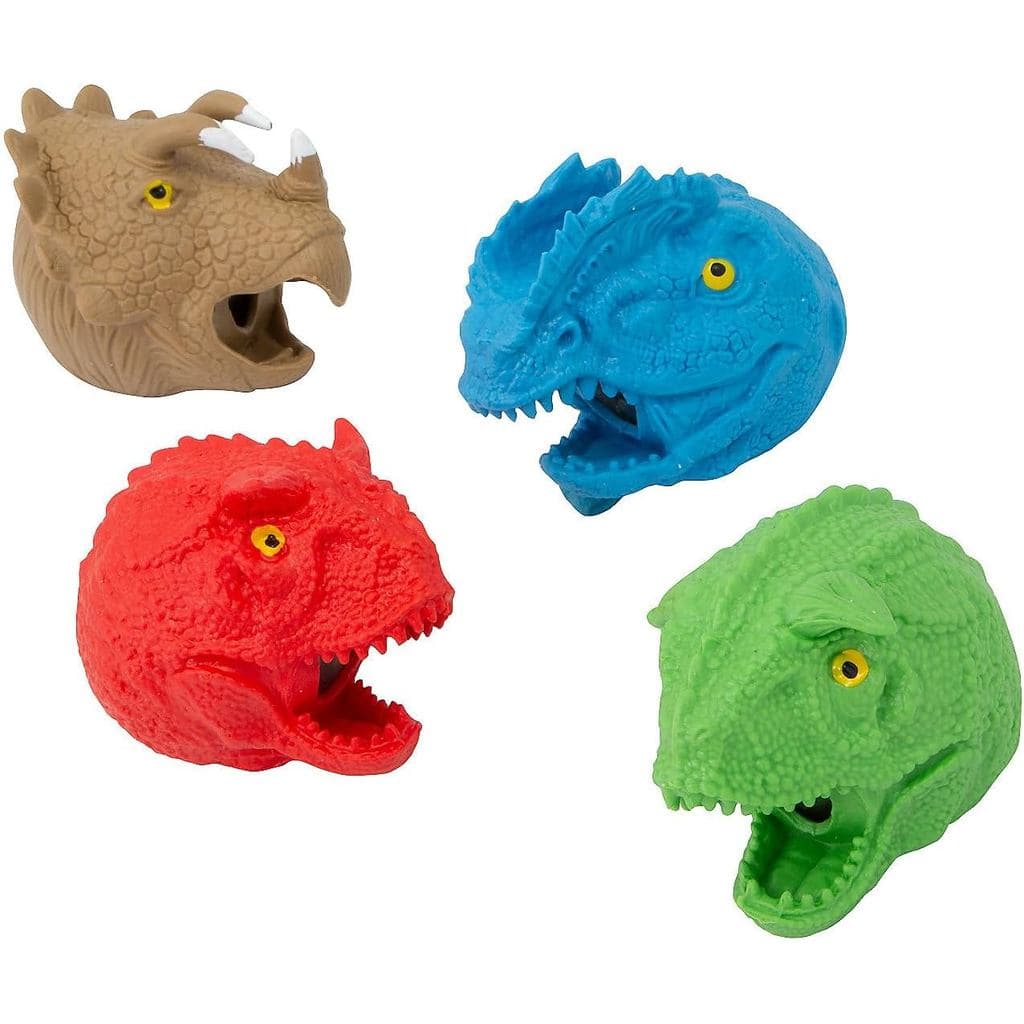 Fun Express Mini Dinossauro de 3 1/4" com Bolinhas de Gel e Efeito de Vômito - Brinquedos de Apertar - 12 Peças