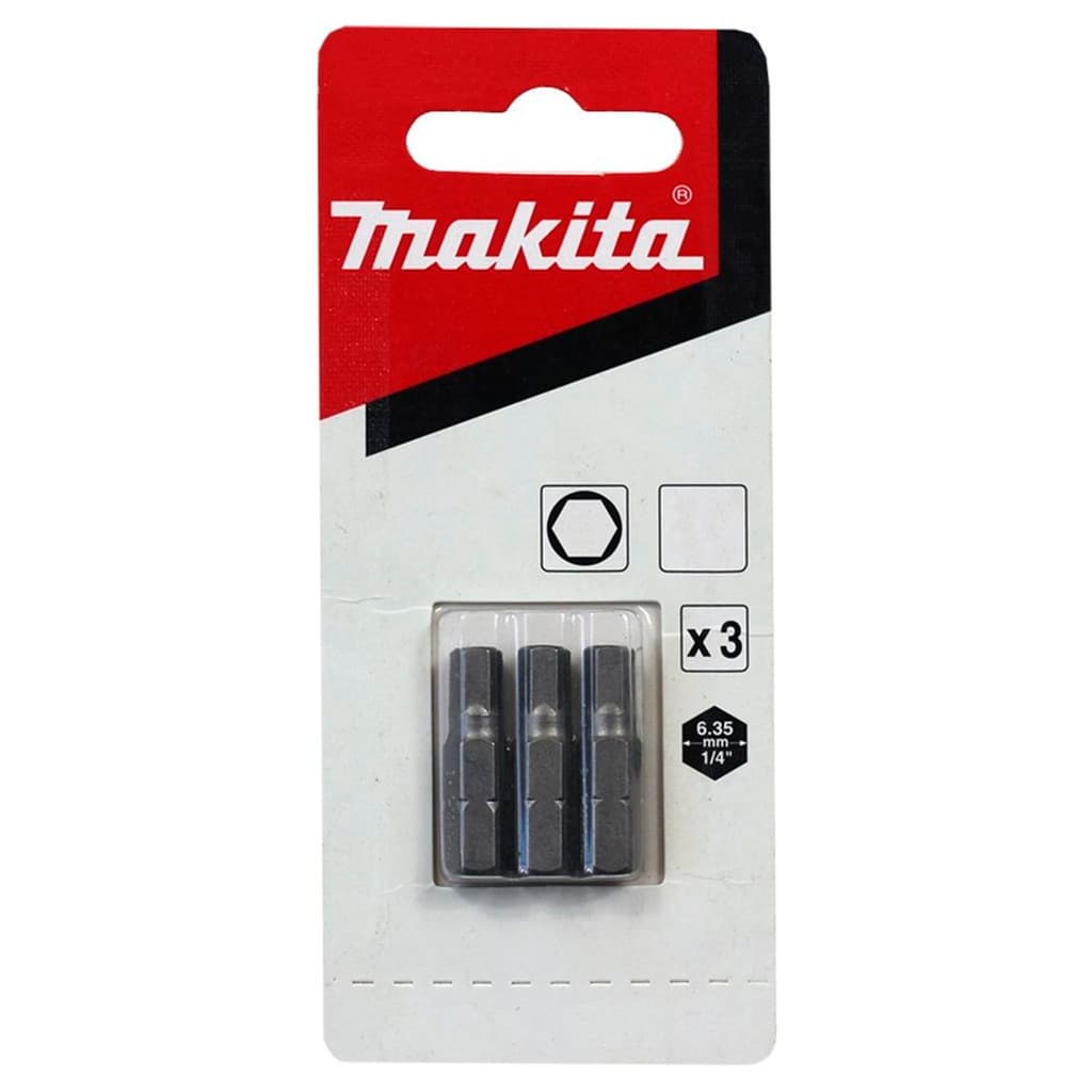 Pacote c/ 3 Pcs Bits Allen 4,0 X 25mm Makita B-23709
