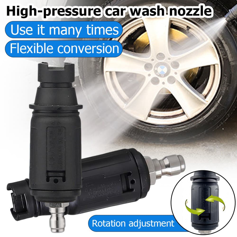Bocal Turbo Lavagem Carro De Alta Pressão 1/4 " Conector Plug Liberação Rápida Para Blaster Sujeira Rotativa