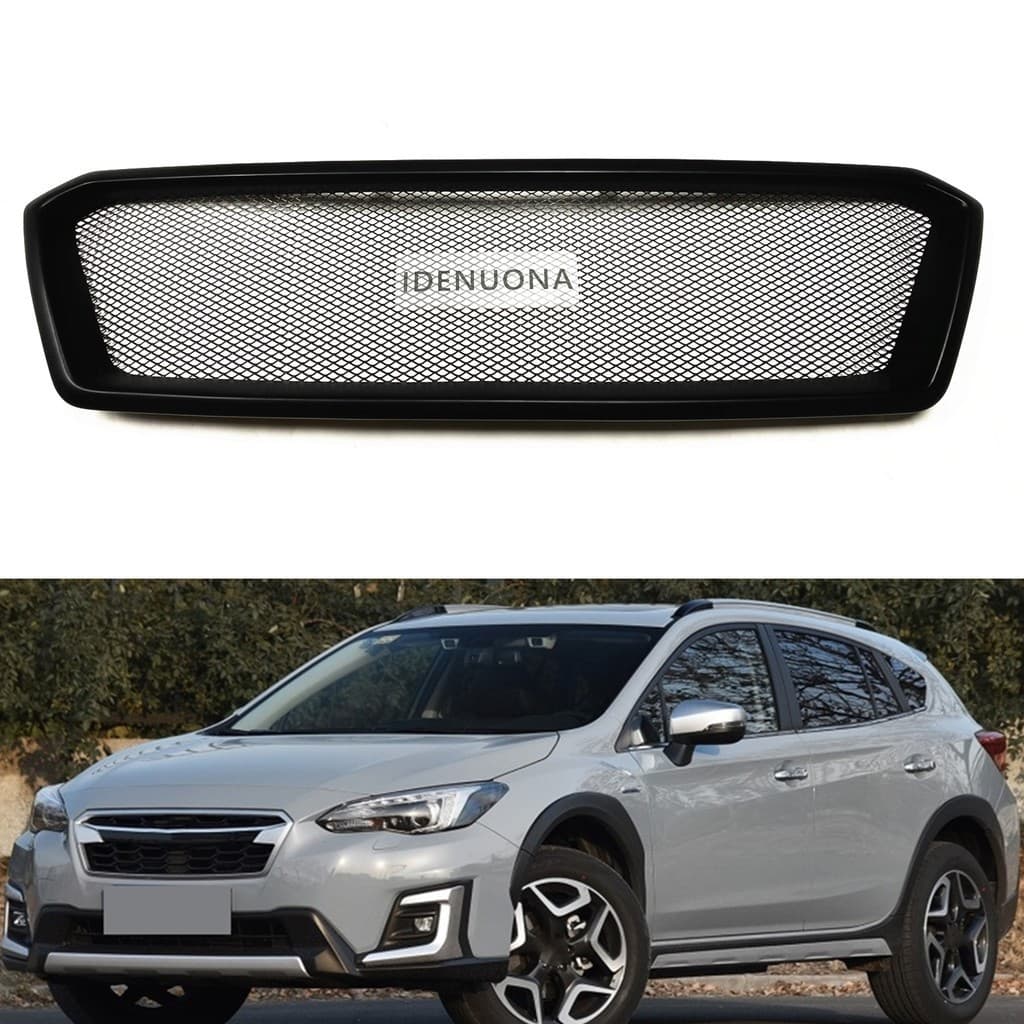 Grade Dianteira De Grades De Corrida Para Subaru XV 2018.7-2021 Fibra De Vidro/Carbono Estilo Favo De Mel Carro Capô Sup