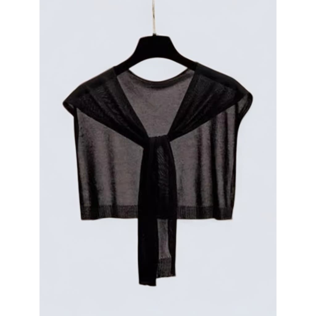 2026 Novo estilo versão coreana xale roupa externa moda verão estilo fino ar condicionado quarto almofadas de ombro uso