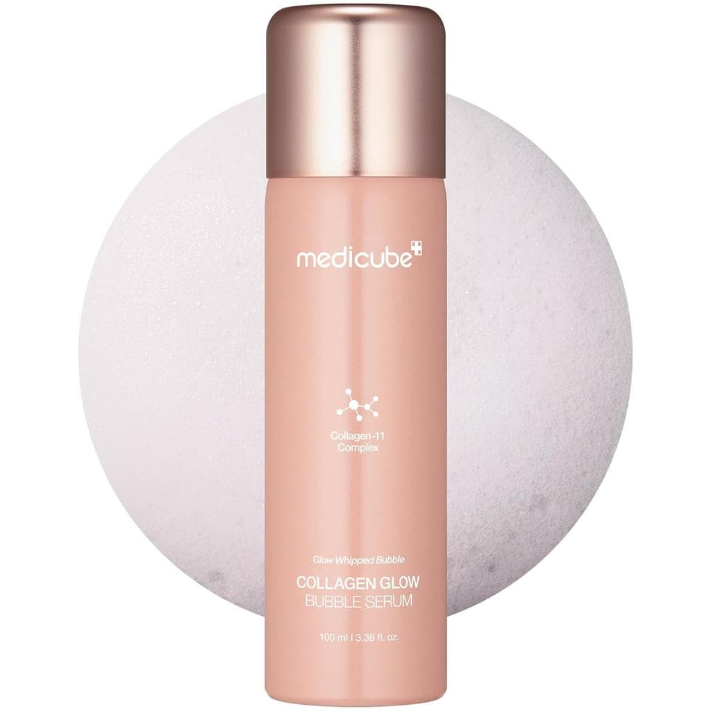 Medicube Collagen Glow Bubble Serum - Sérum em forma de bolha de rápida absorção que proporciona brilho e aparência lift